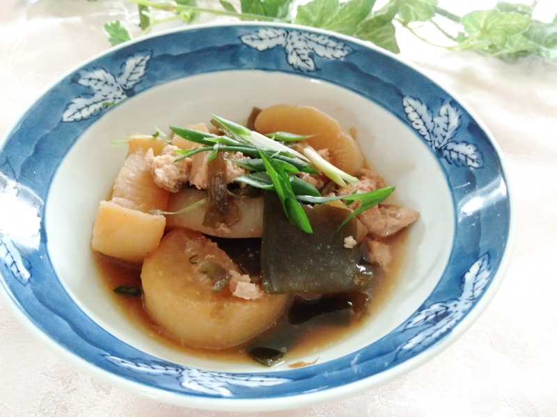 大根のそぼろ煮